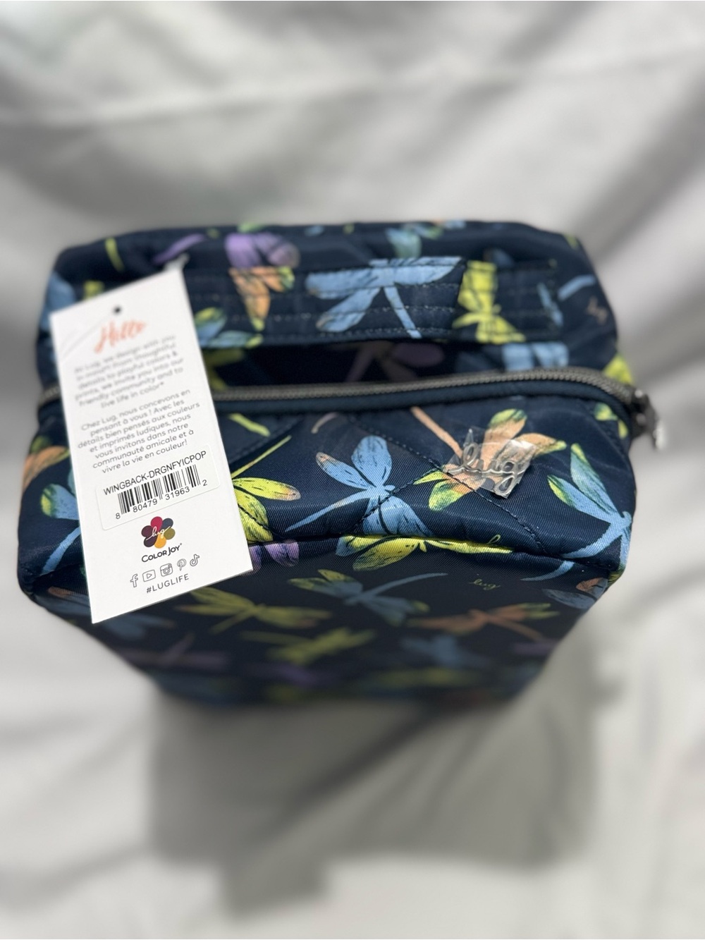 Lug Wingback Hanging Toiletry Case - Dragonfly Icepop - Picture 2 of 6
